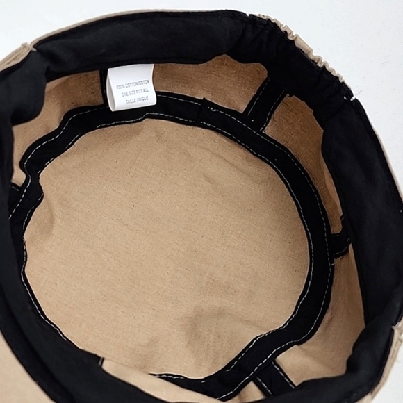 Tan Women's Army Fatigue Cap 100% Cotton Elasticized Band One Size Fits All - Picture 9 of 14